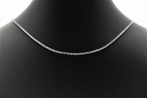 Sterling Silver .040 Rope Chain Necklaces