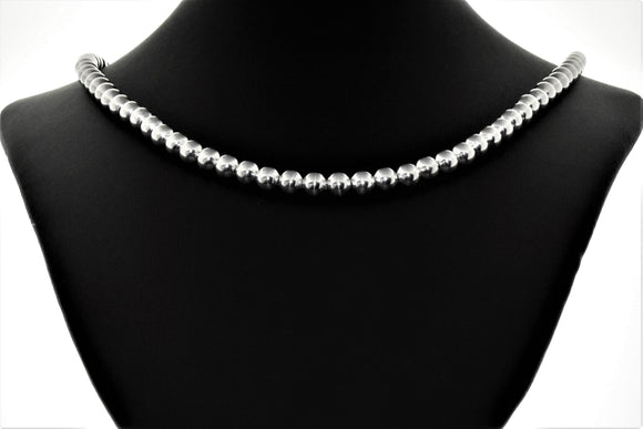 Sterling Silver 6mm Bead Necklaces